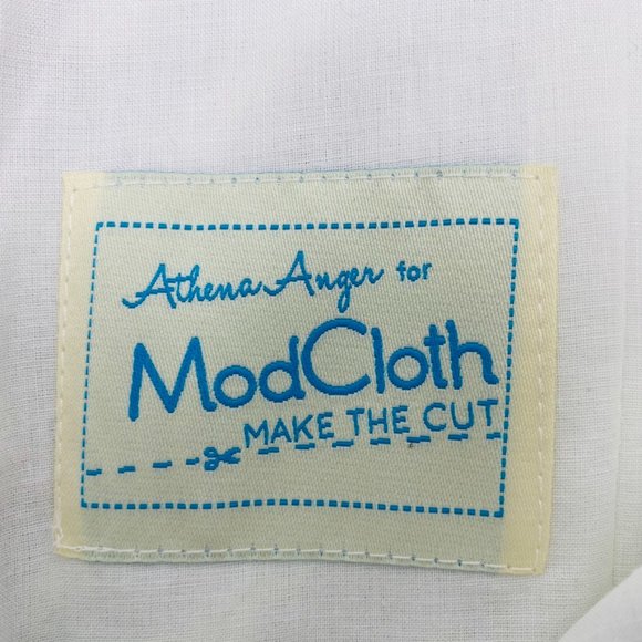 ModCloth Strapless Sweetheart Fit & Flair Zig Zag - Picture 4 of 7